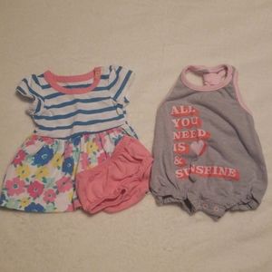 Dress and romper set
